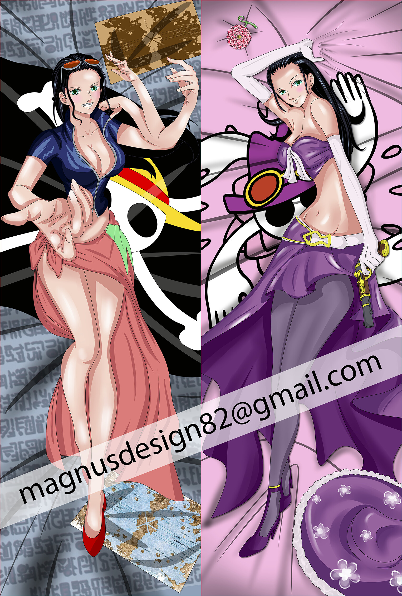 ArtStation Dakimakura Nico Robin