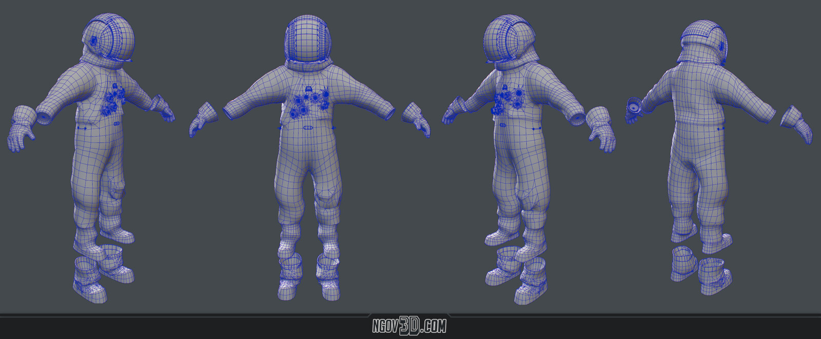 Suit Wireframe