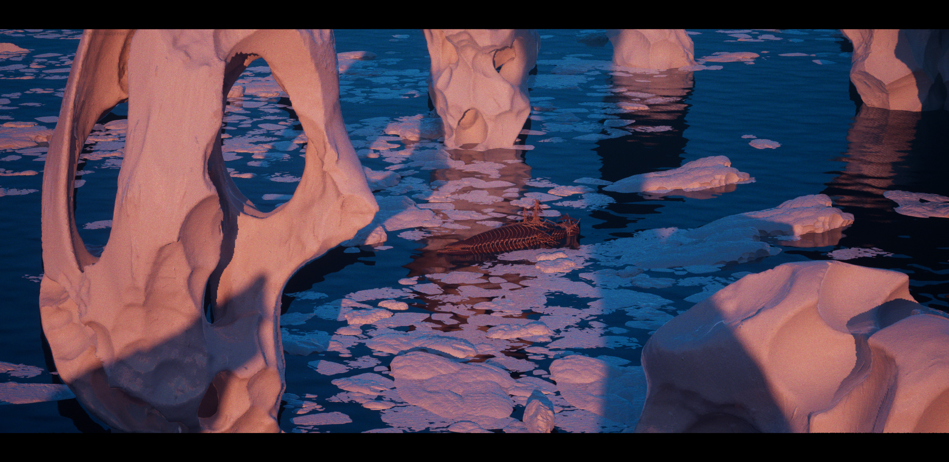 The scene in Unreal Engine 5