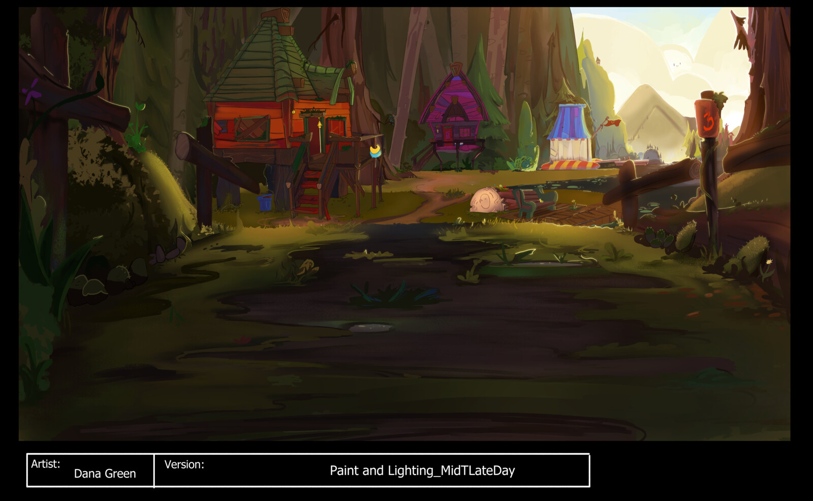 Campsite Design and Paint _ Mid Day