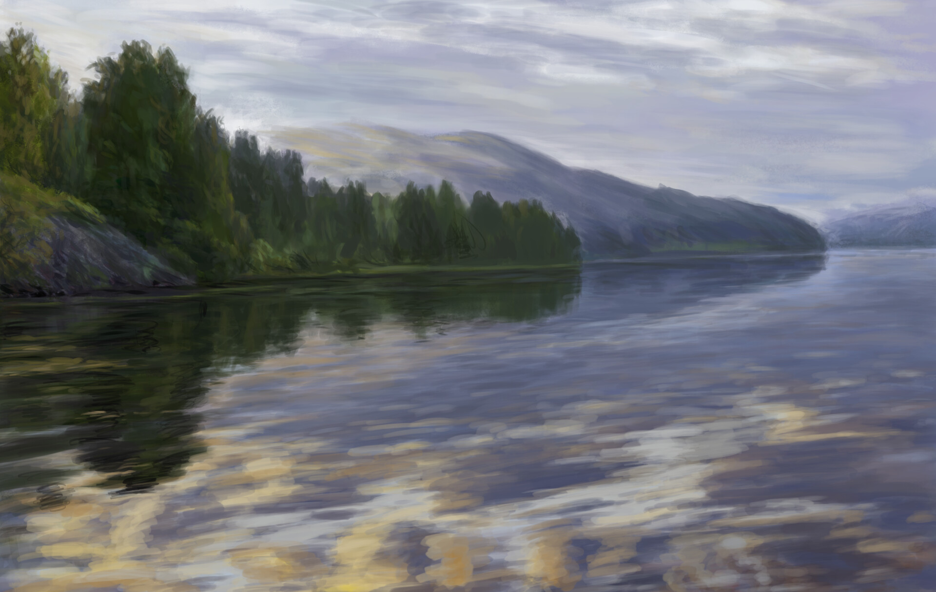 ArtStation - Небо в воде
