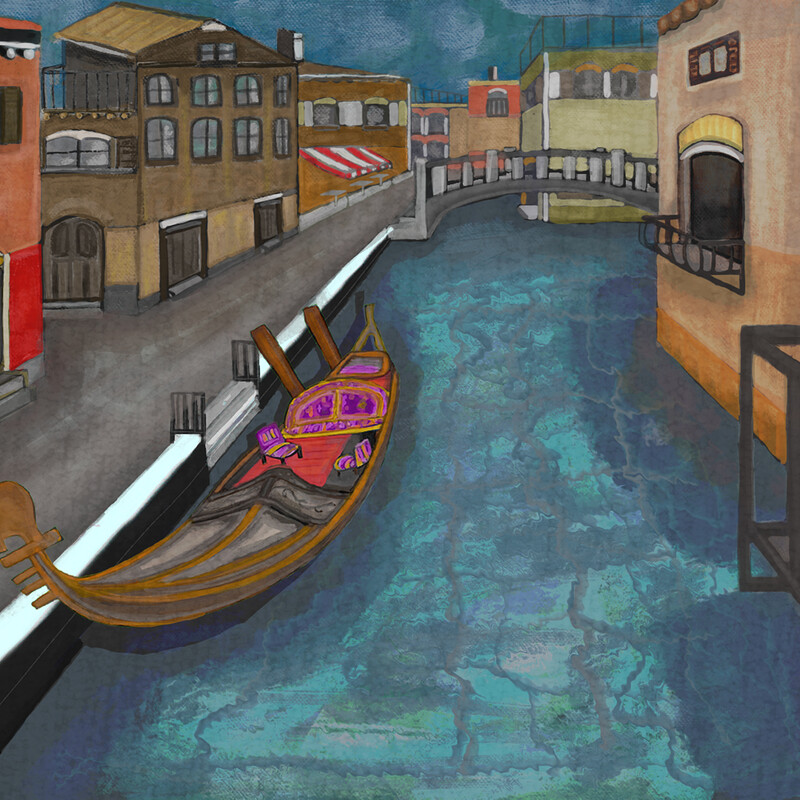 Venice a Raining Day