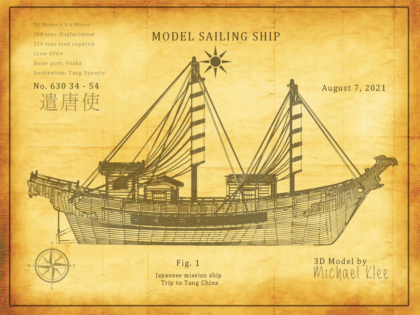 Tang mission ship - History