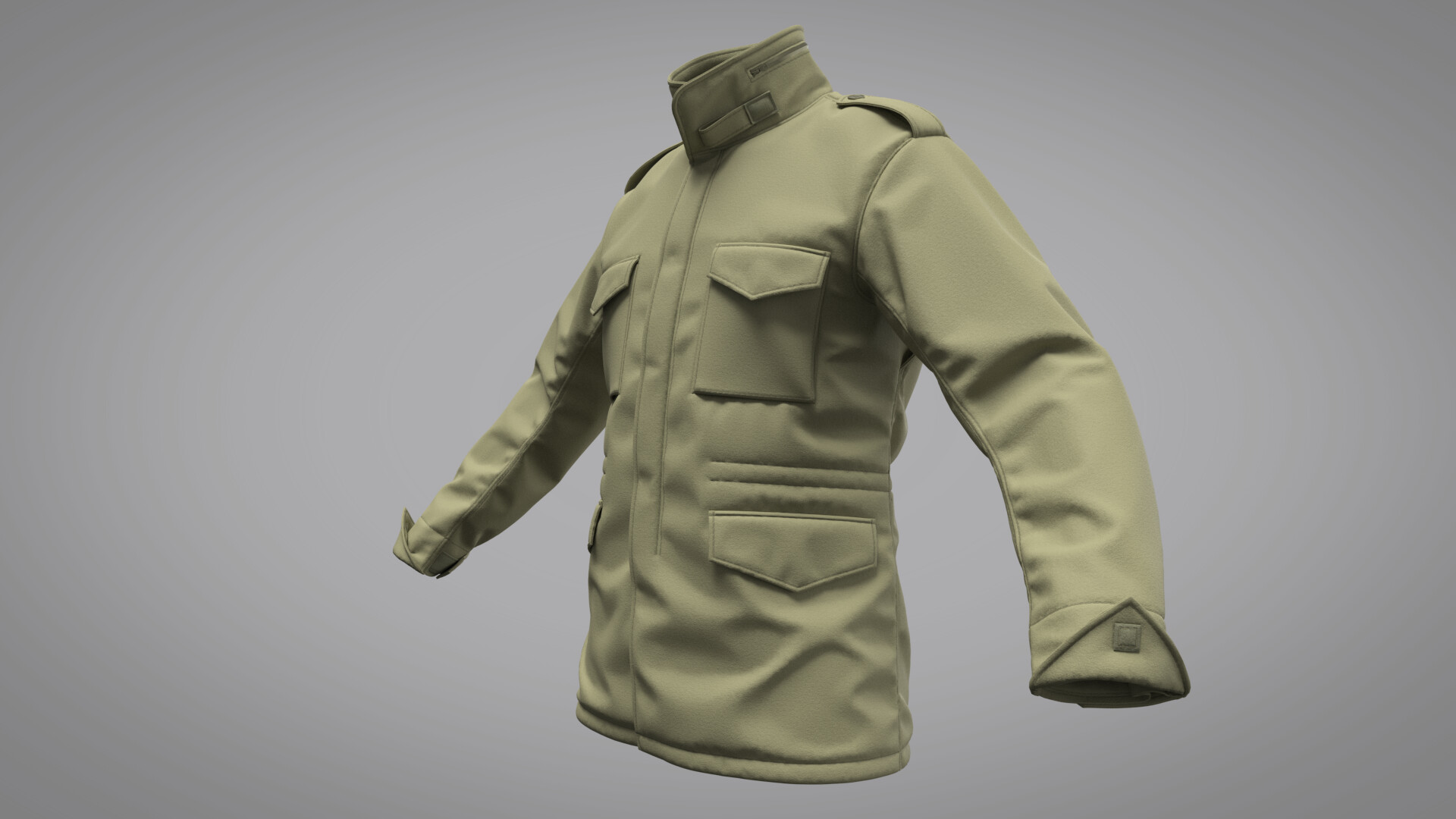 ArtStation - Military Jacket M65 ArtStation - Military Jacket M65