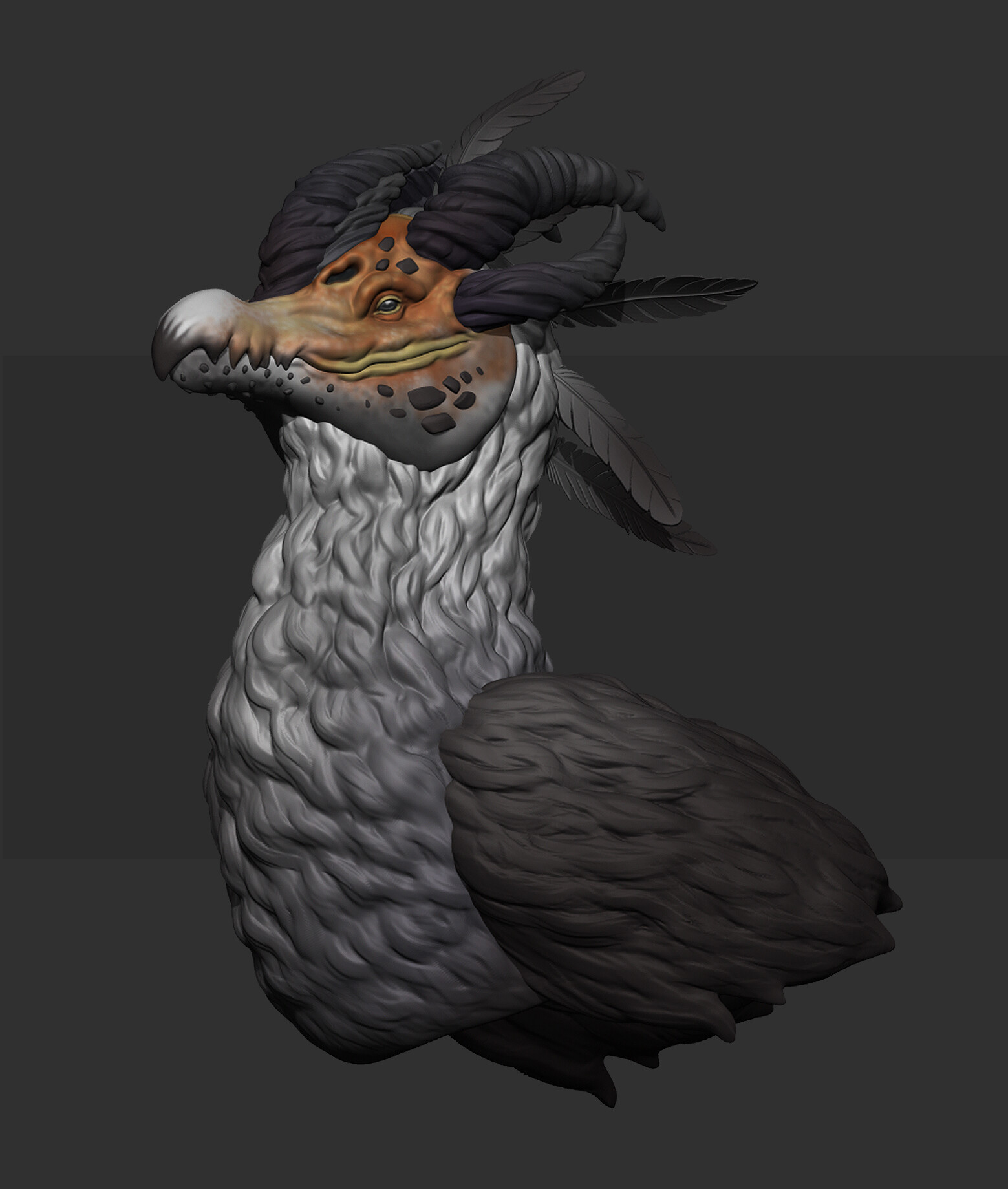 Bird Dragon sculpt