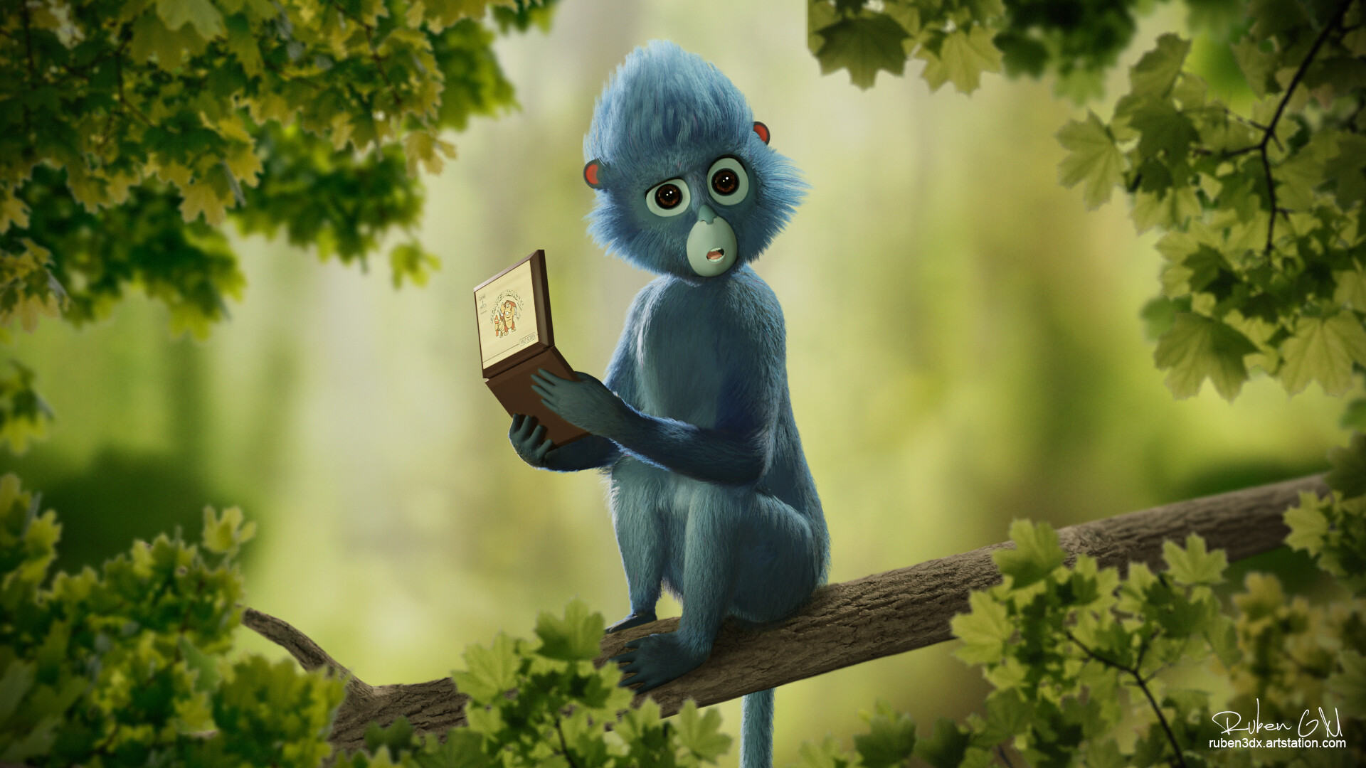 ArtStation Toi the Monkey