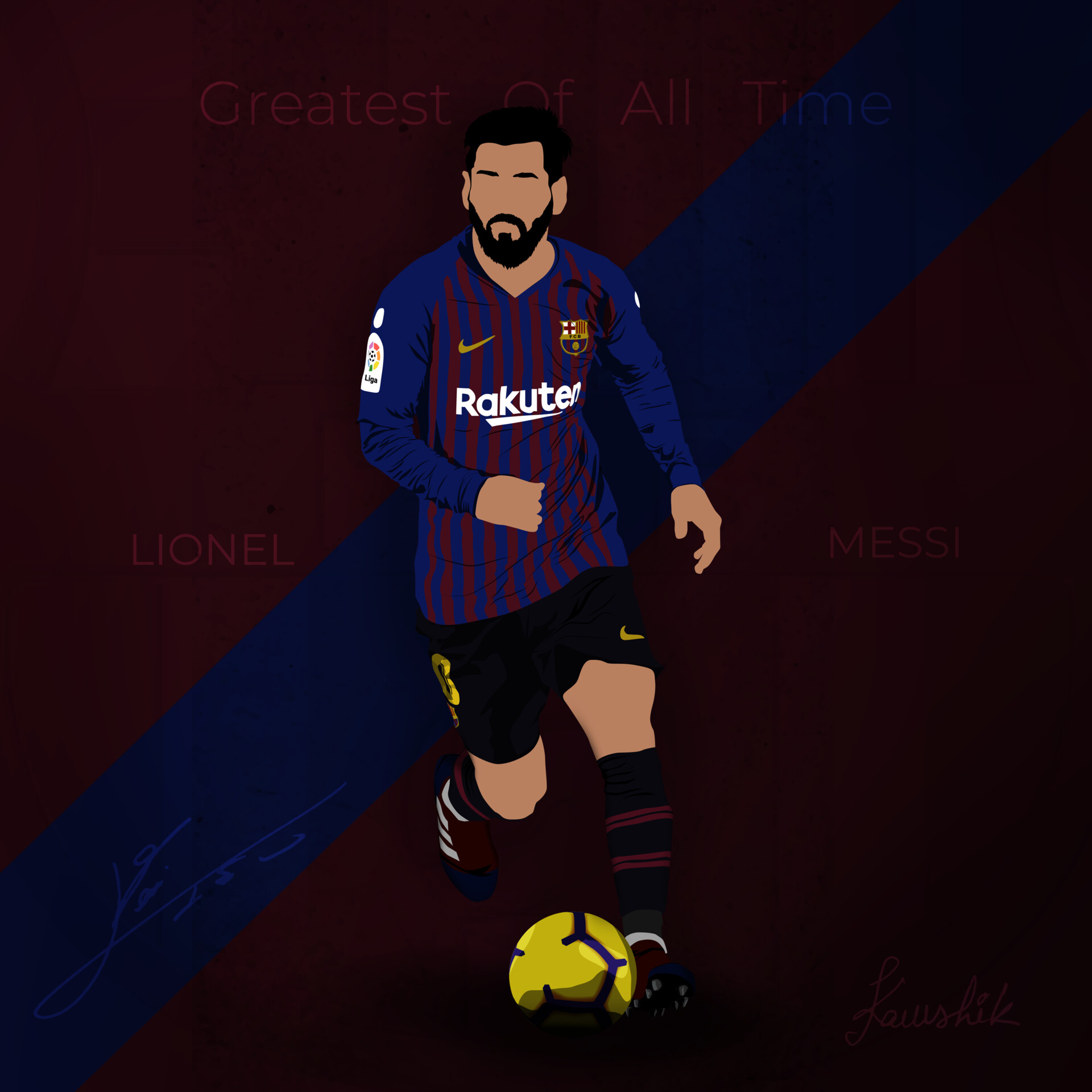 ArtStation - Thank You Lionel Messi