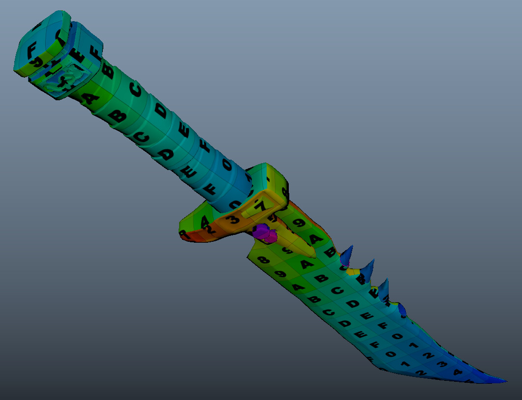 Bottom View - UV Unwrapping