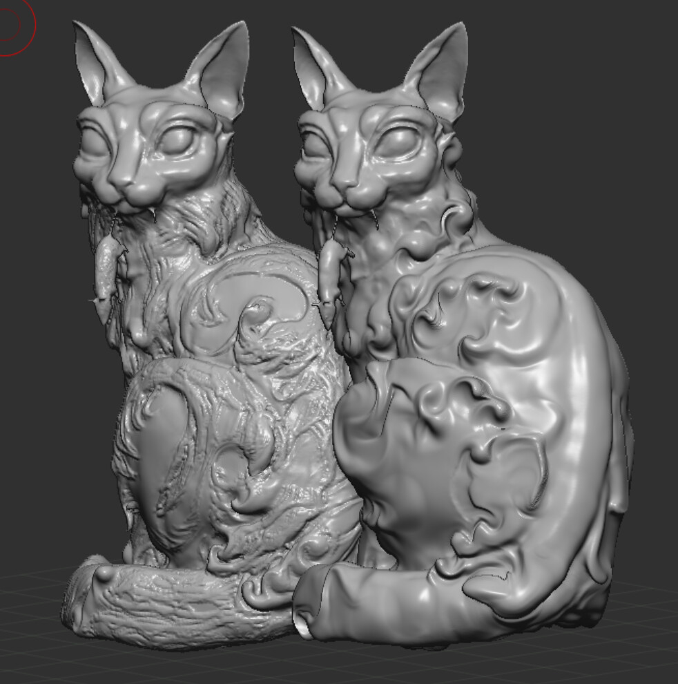 ArtStation - коты на охоте