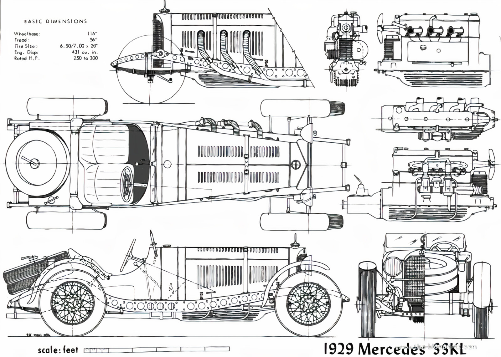 Blueprints for 3d modeling