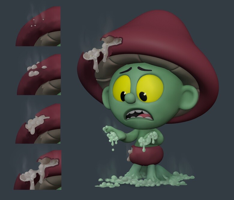 Some horrific effect that someone had to design...admittedly it was a lot of fun to paint these. 