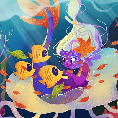Mermy mermy|kidlit illustration 