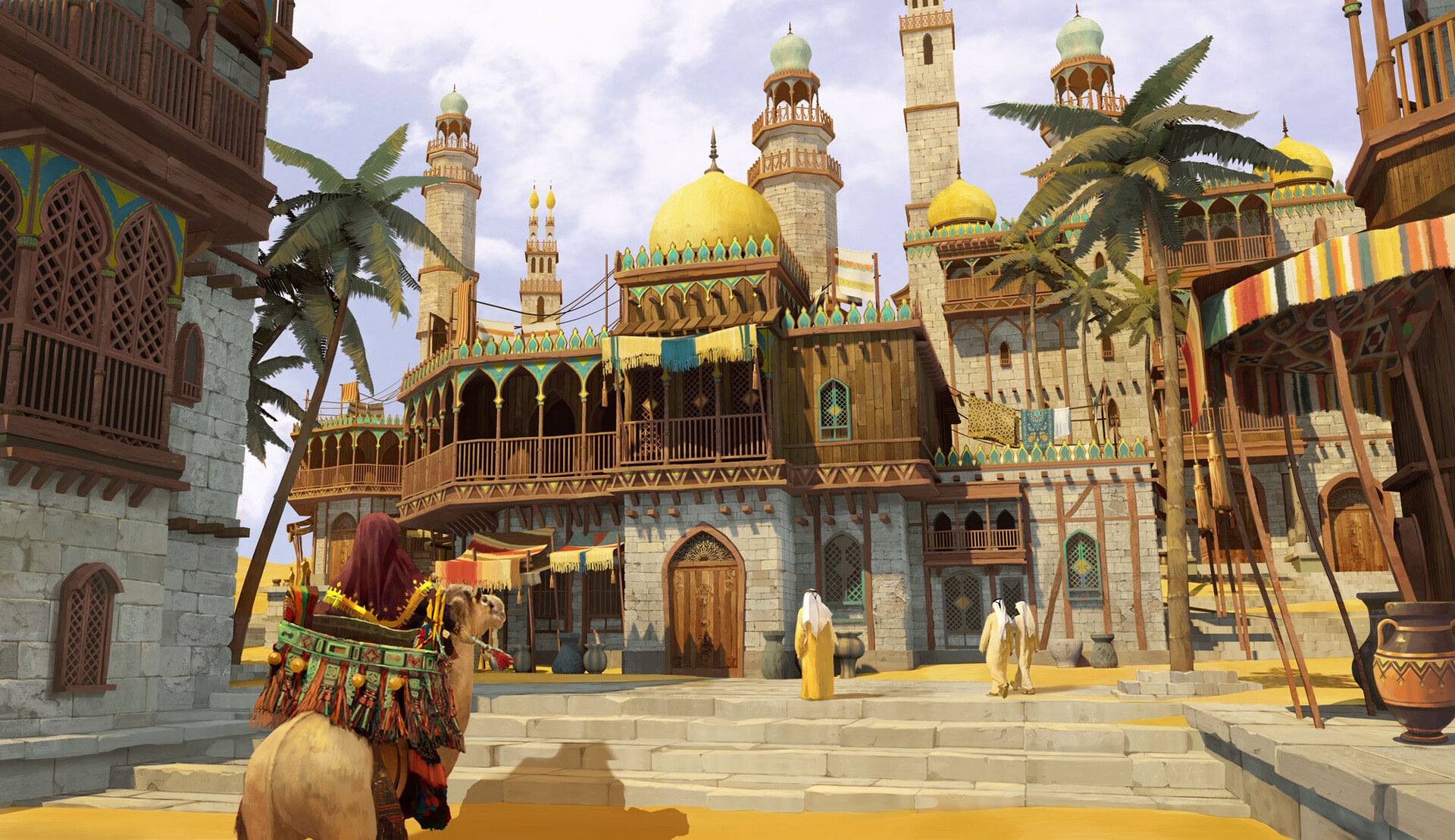 ArtStation arab village