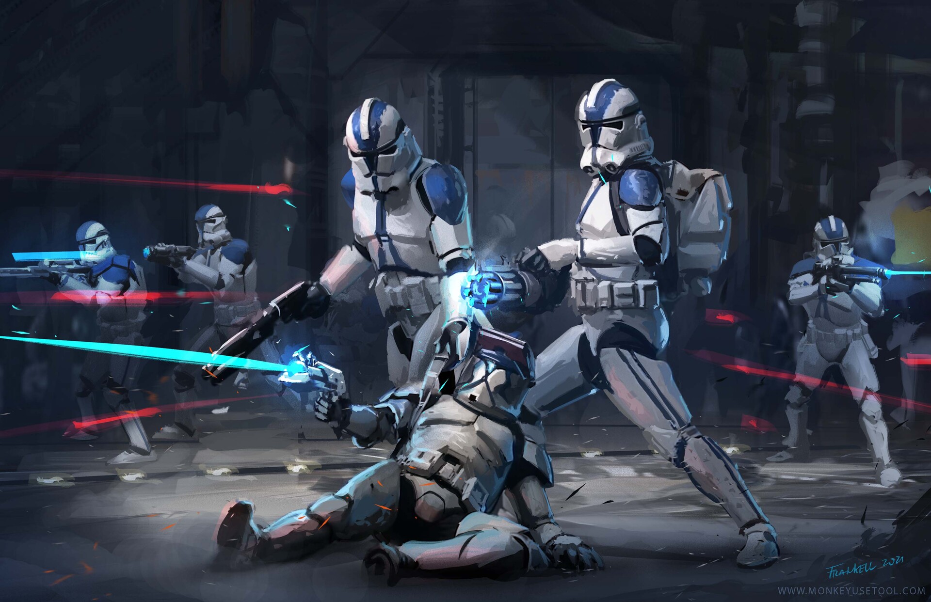 Artstation 501st Clone Troopers Star Wars Fan Art