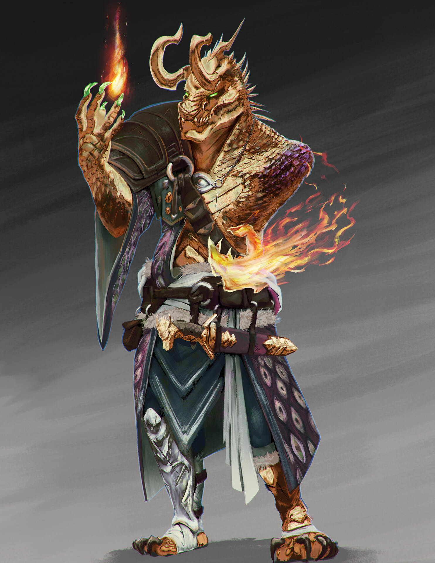 Dragonborn sorcerer deals