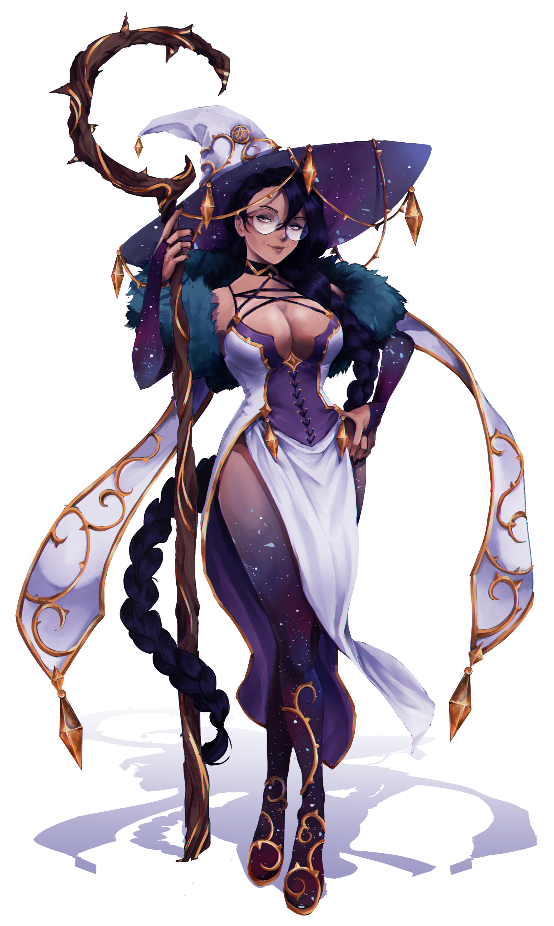 Artstation Circle Of Stars Druid D D Character Design
