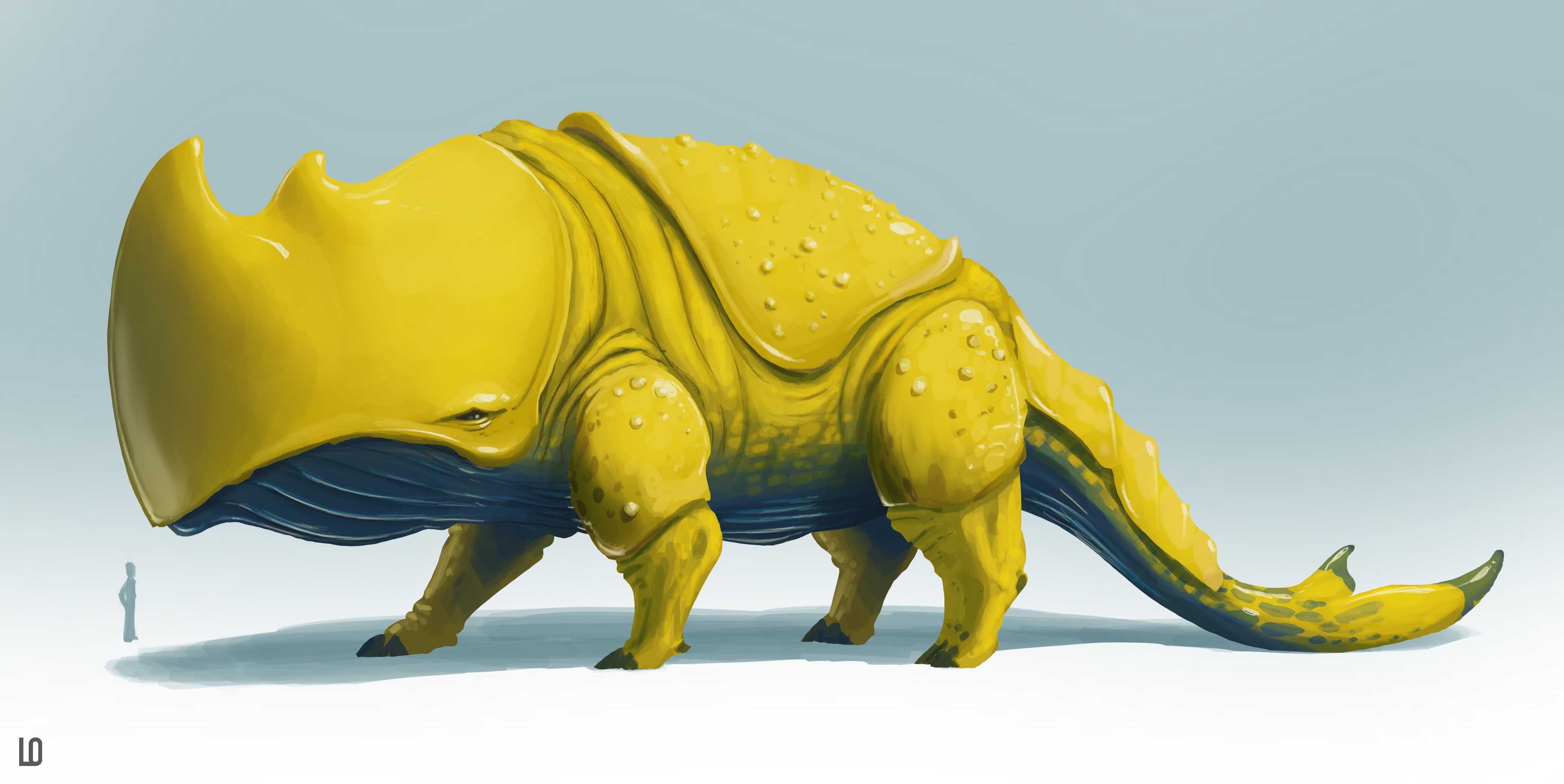 Big yellow rhino-whale v1 (2 hours)