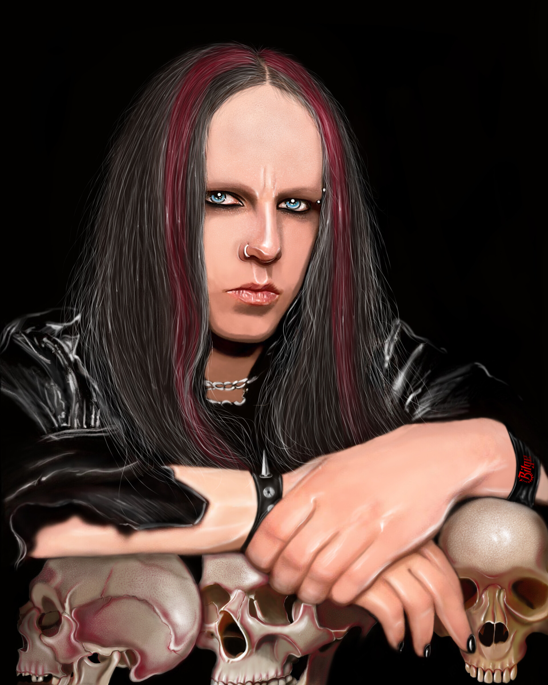 Bilge Korkmaz Joey Jordison and skulls
