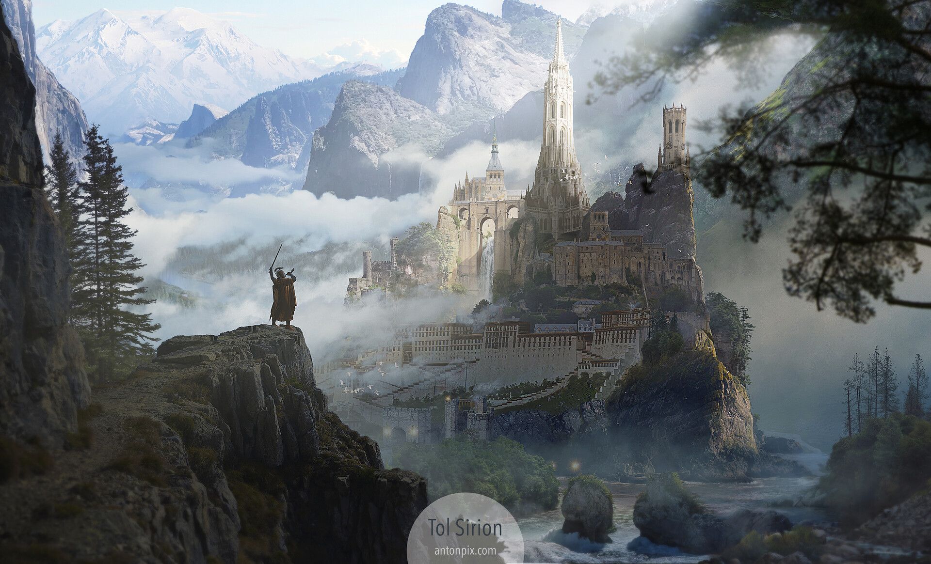 ArtStation - Tol Sirion - Strong gates to Beleriand