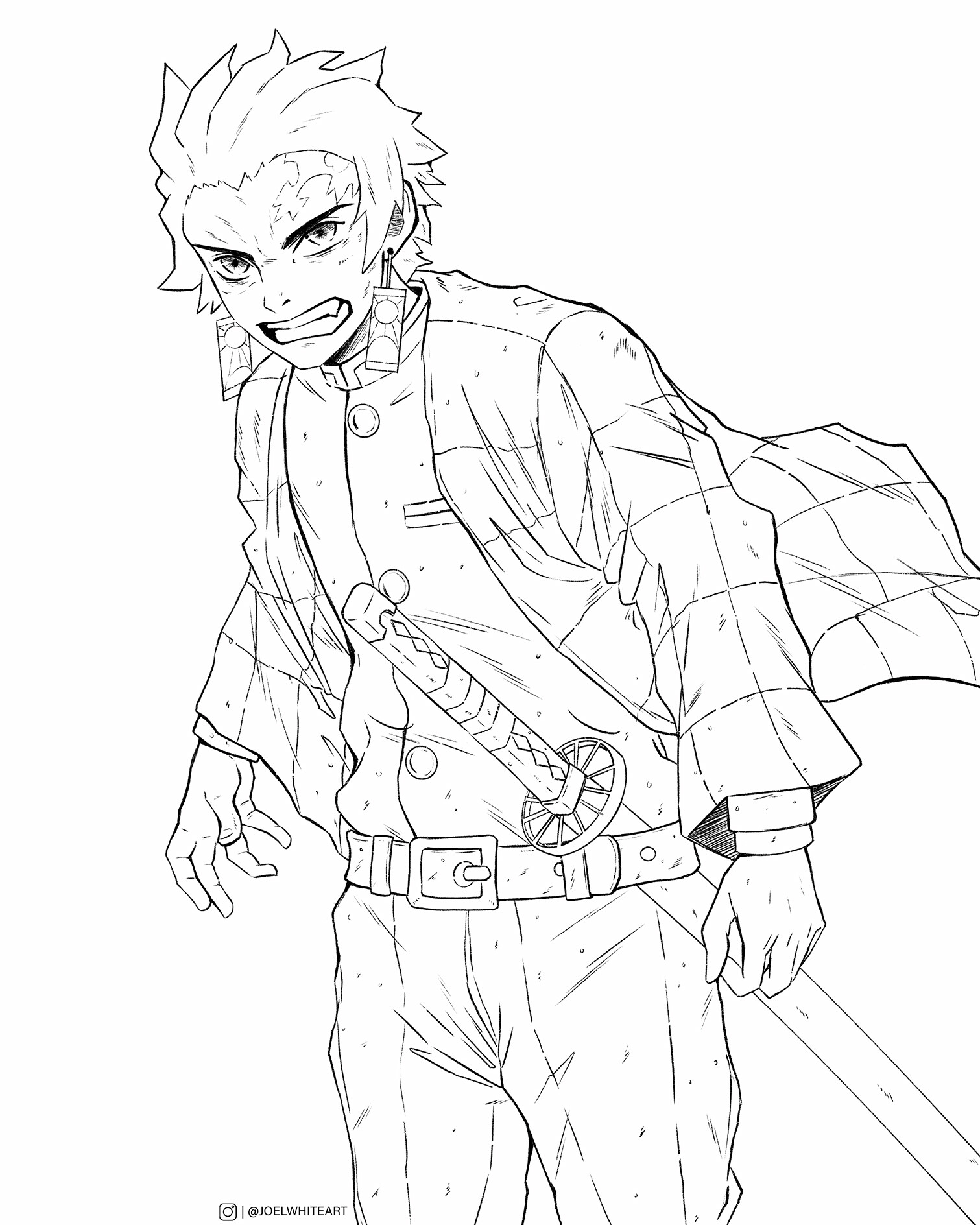 ArtStation - Tanjiro - Demon Slayer