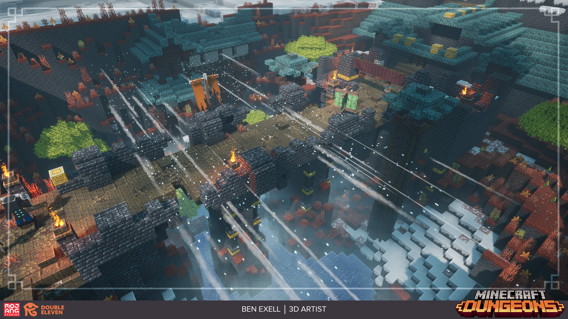 ArtStation - Minecraft Dungeons Echoing Void Mobs, Ben Exell