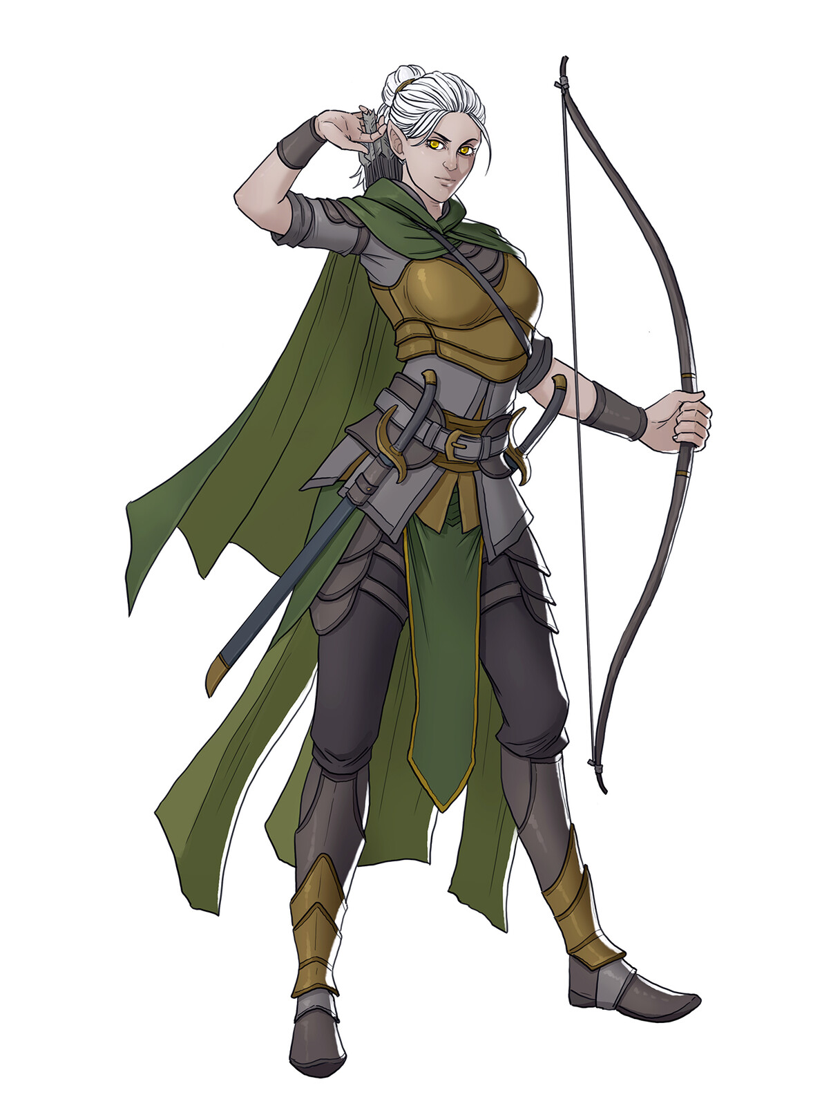 Mailana Wasanthi, Half-elf Ranger.