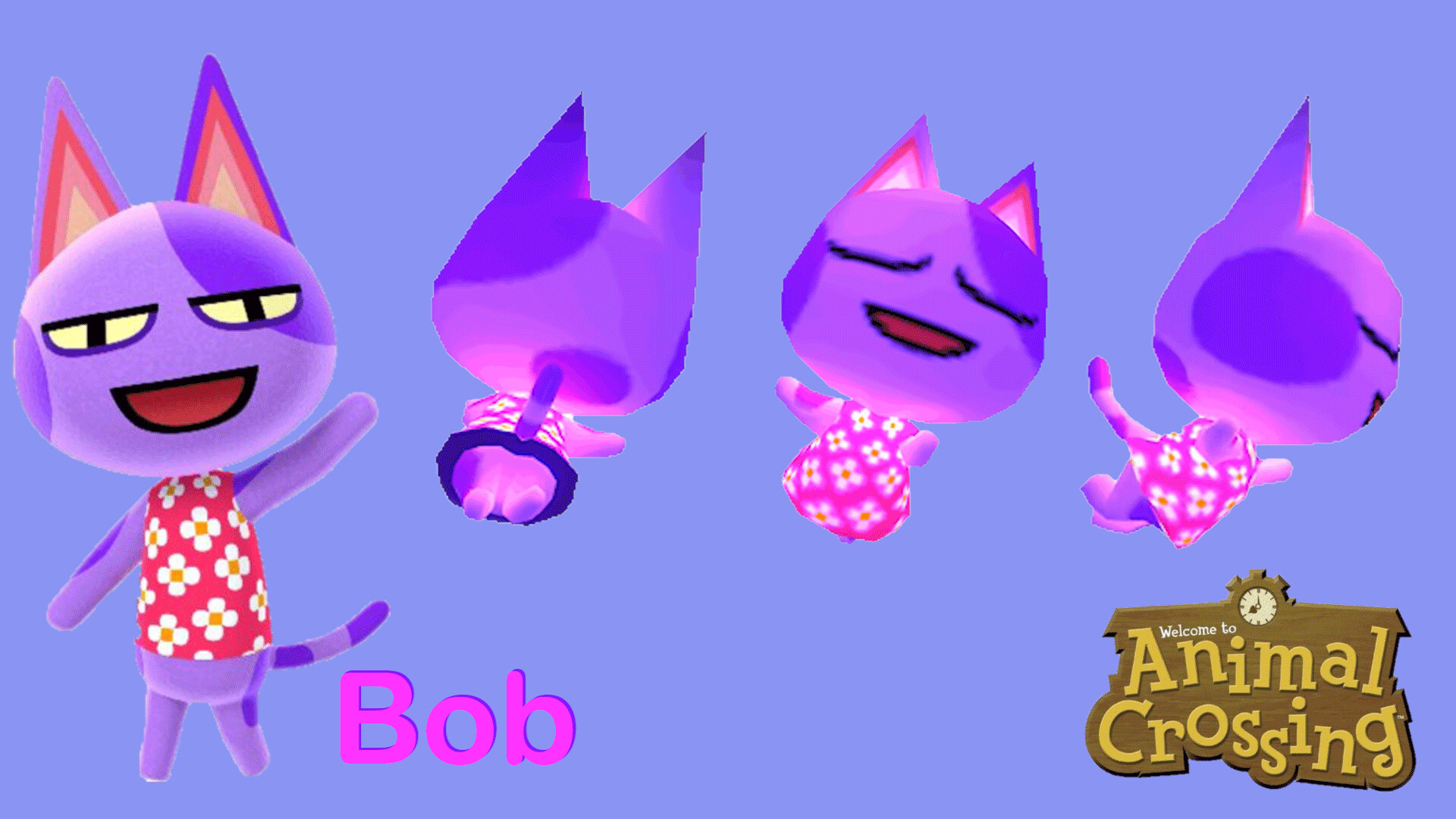 ArtStation - Bob (Animal Crossing Character) without and with Keychain