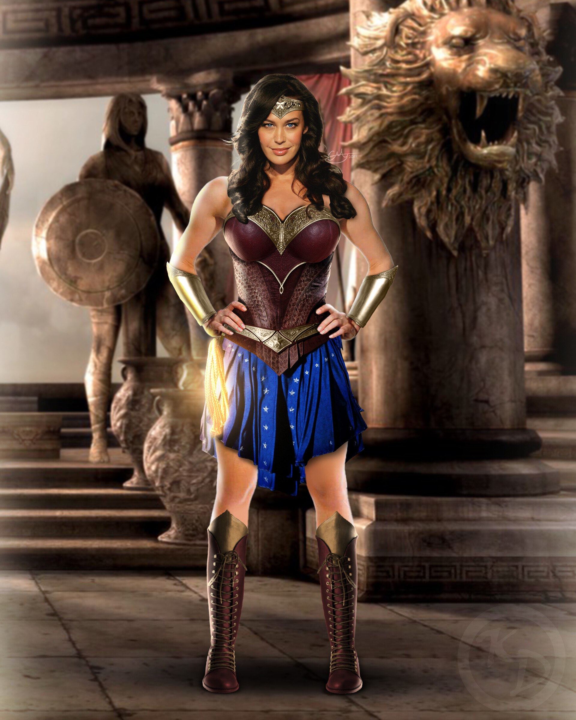 ArtStation Justice League Mortal Wonder Woman Suit Reveal | lupon.gov.ph