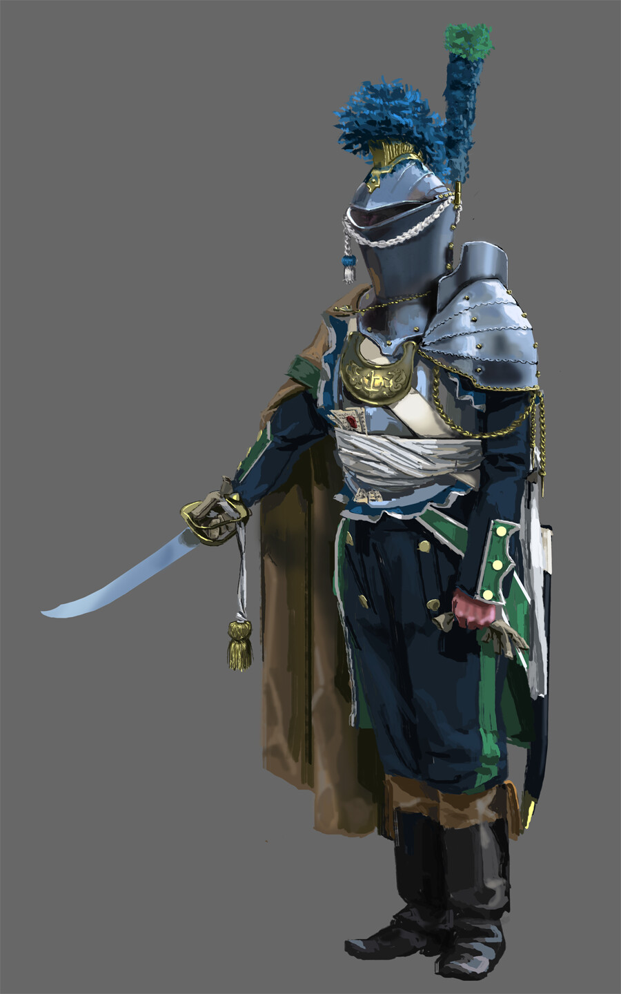Fantasy Flintlocks - Marine Officer