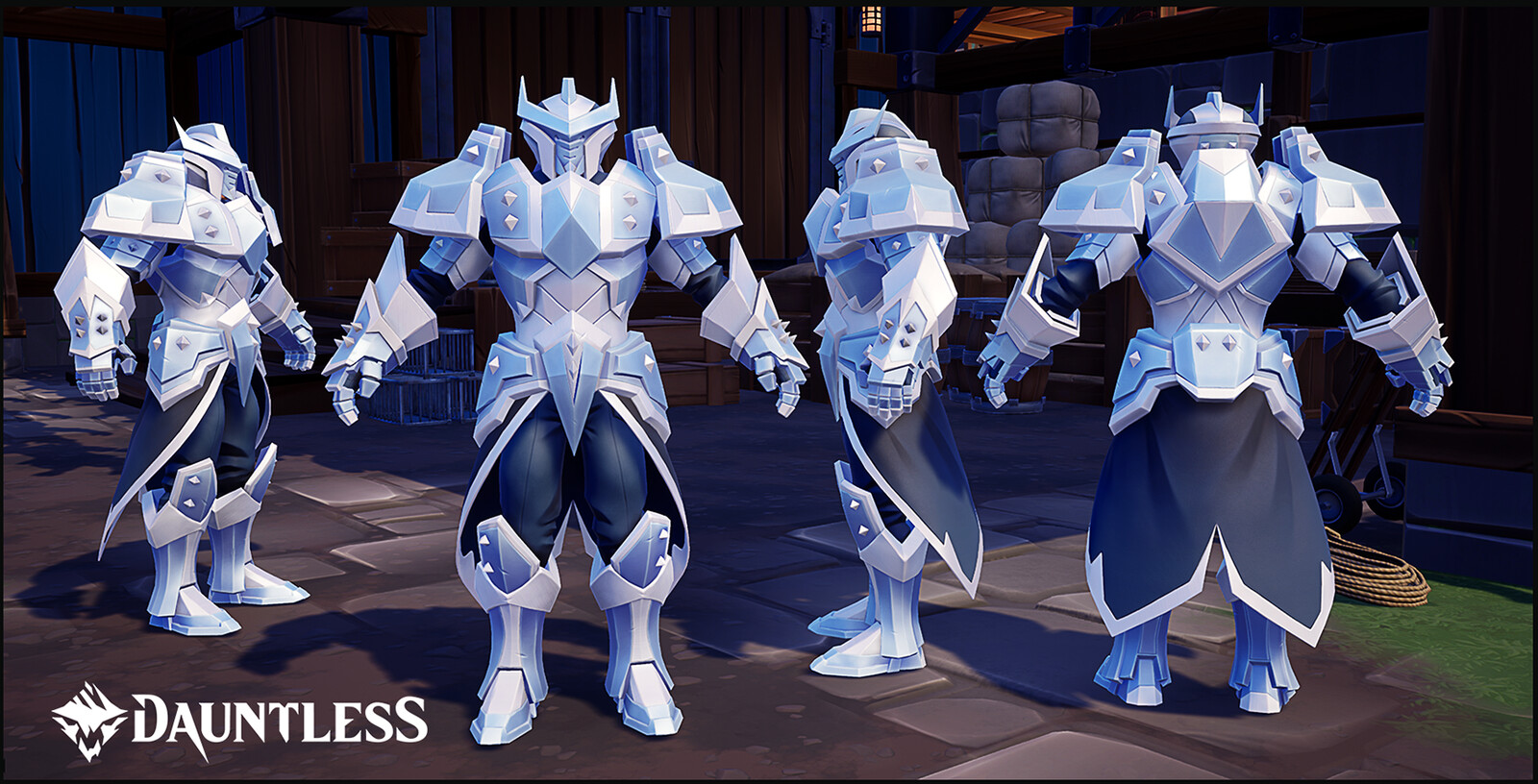 Victorious Armor.  Purchasable reward for competing in the The Island of Trials