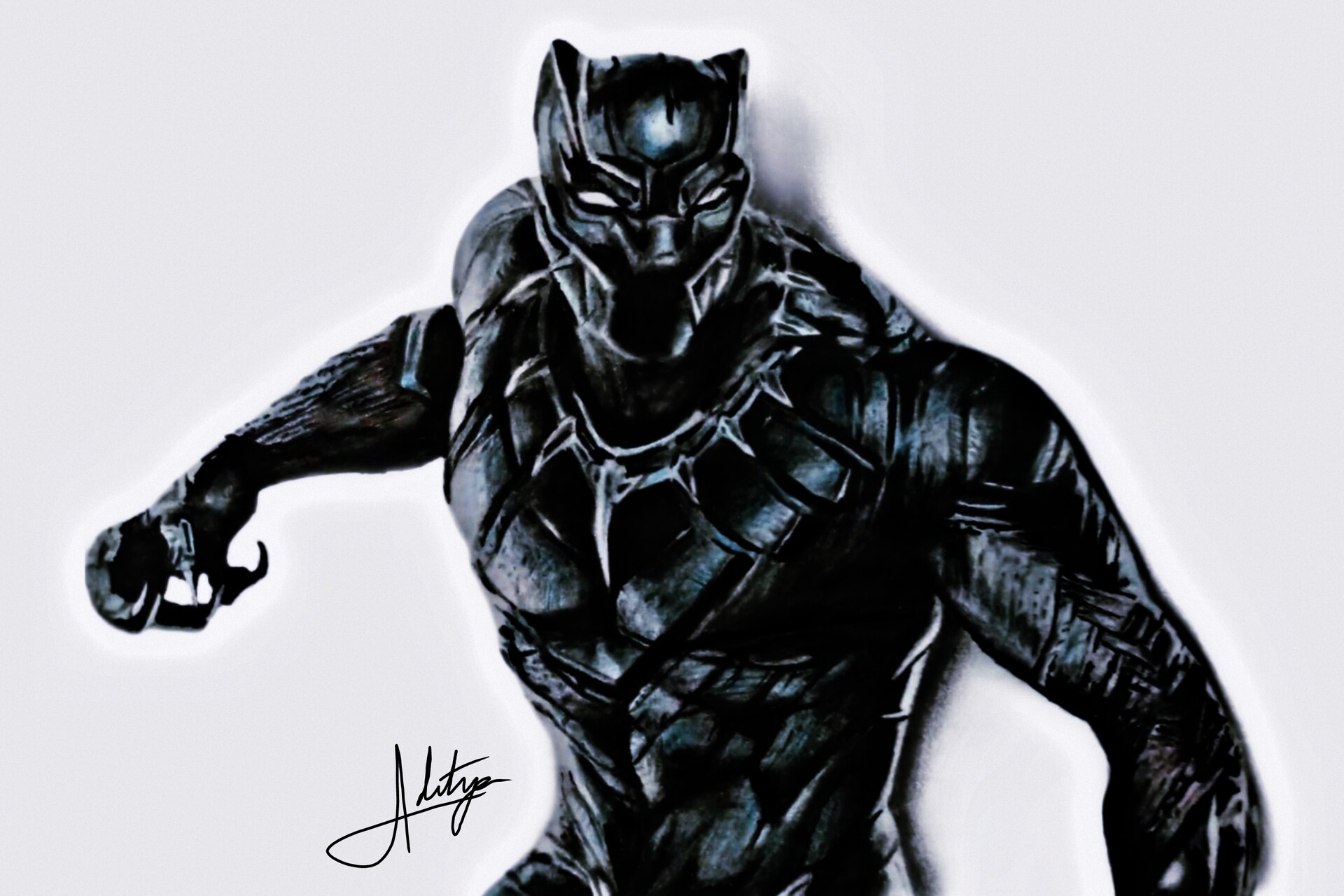 Collection set Black panther Illustration hand drawn sketch doodle for  tattoo, stickers, logo, etc 14162400 Vector Art at Vecteezy