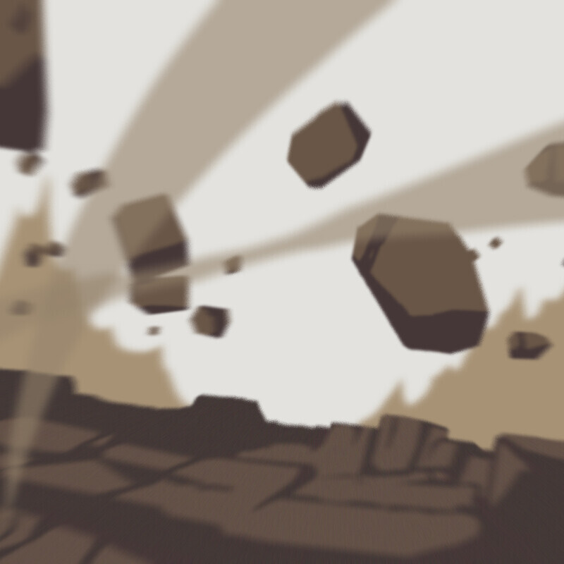 ArtStation - 2D特效作画/ 2DFX0092318-rock fissure_type