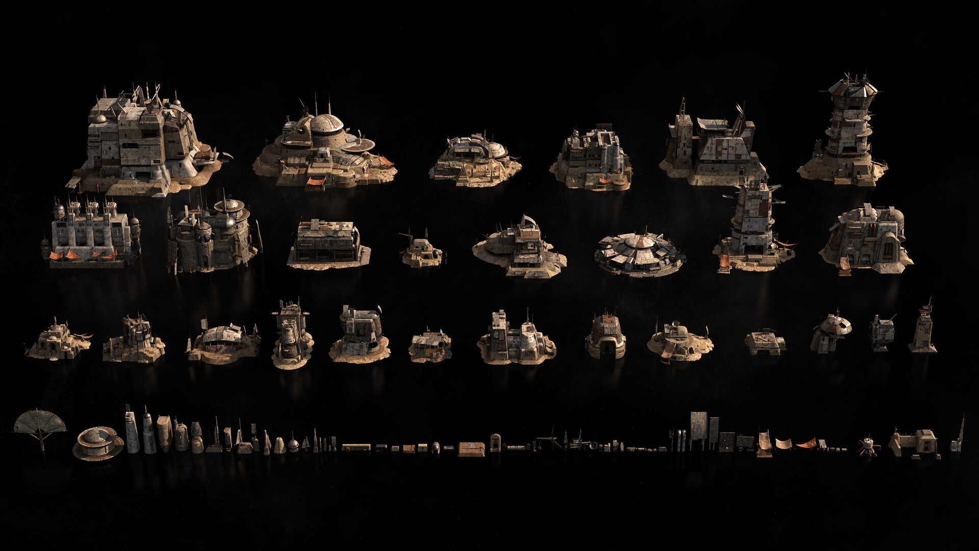 KitBash3D - OUTPOST - 3D ASSET KIT
