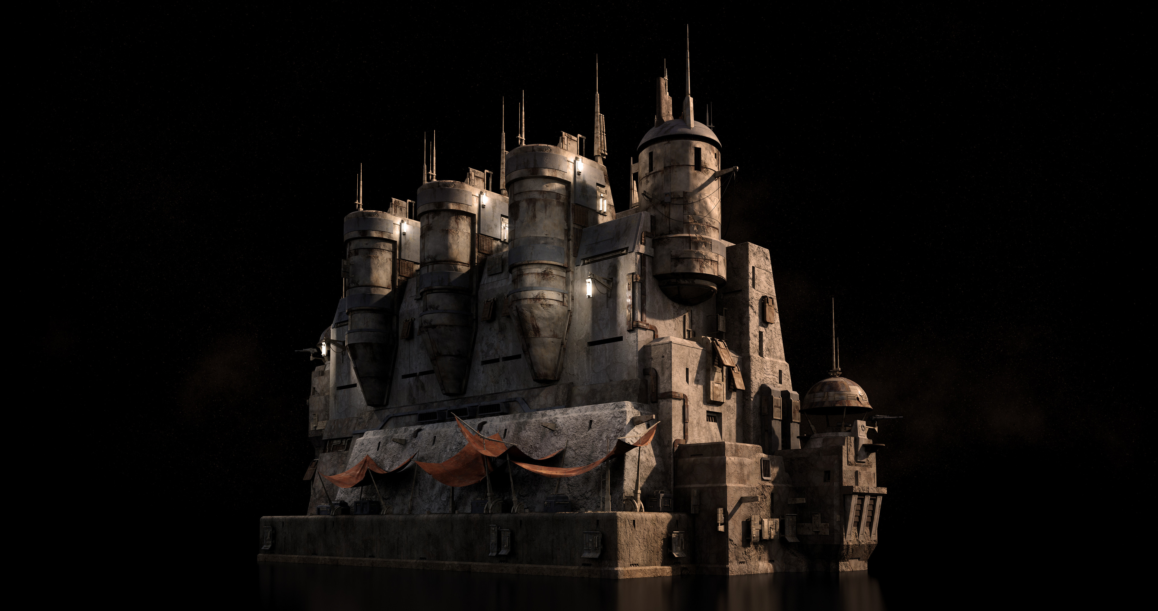 KitBash3D - OUTPOST - 3D ASSET KIT