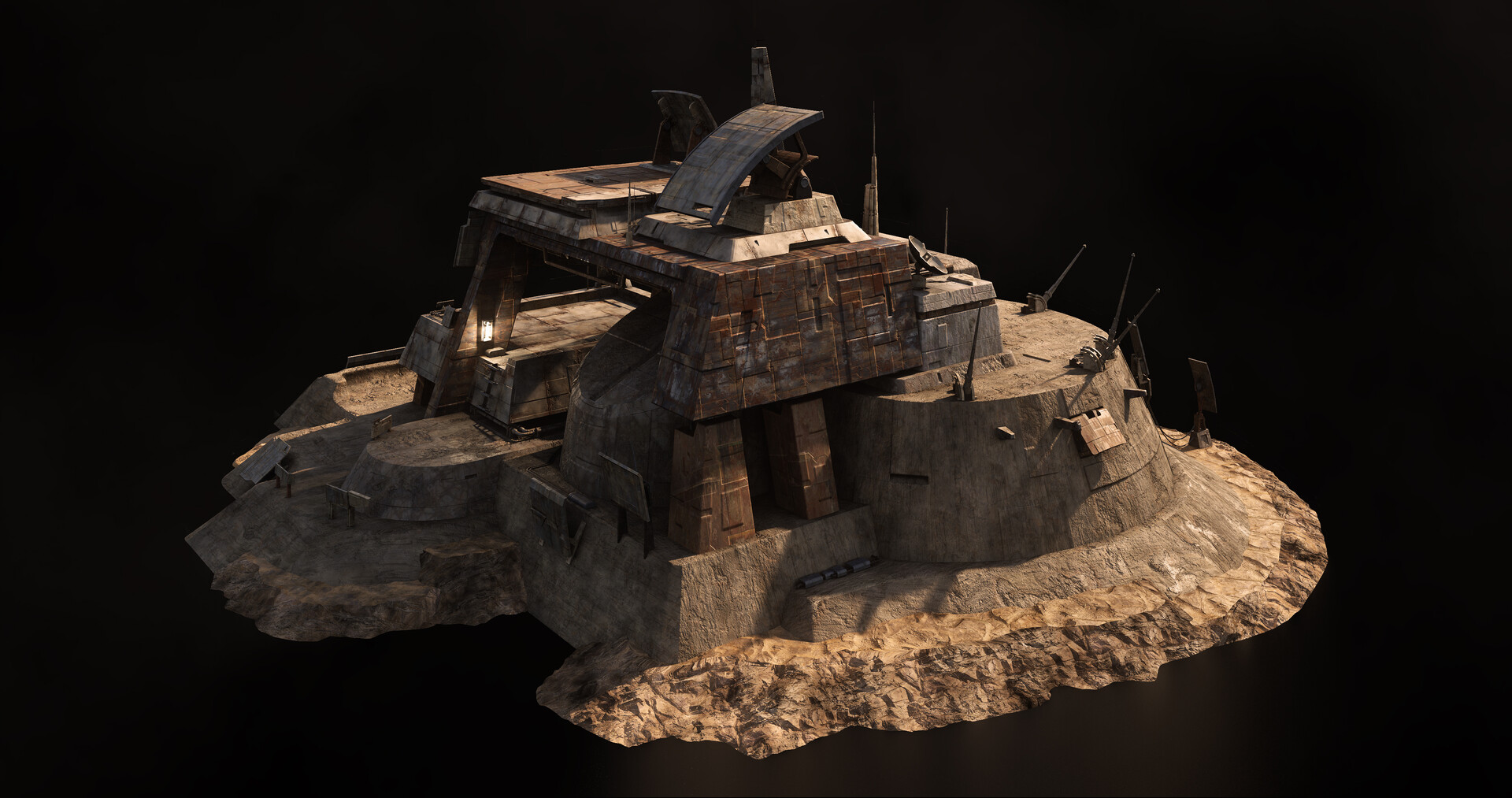 Kitbash3d_-_Outpost. 70.003 Аванпост. Kitbash3d Gothic. Outpost: haven Hacked.