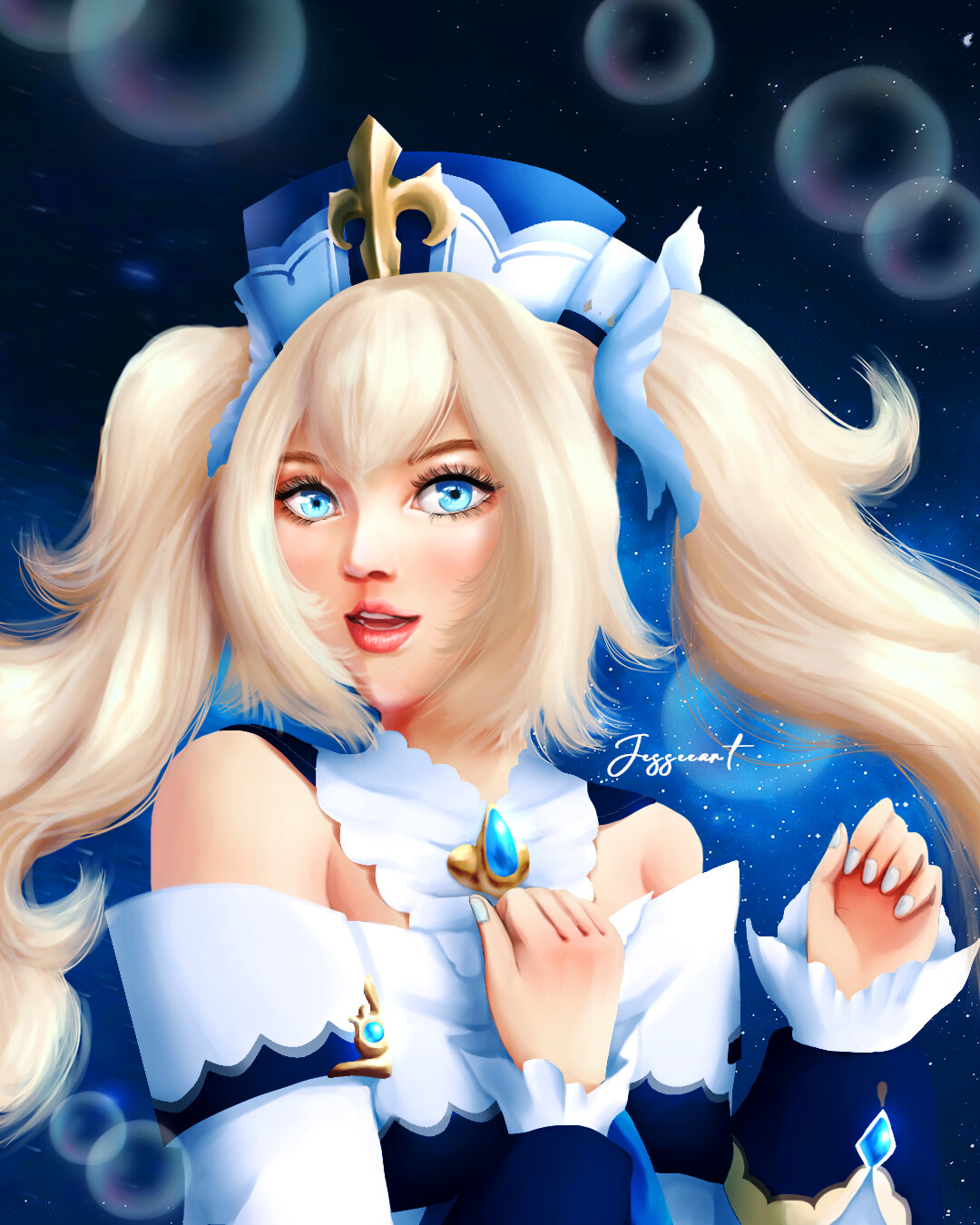 Artstation Barbara Genshin Impact Fan Art