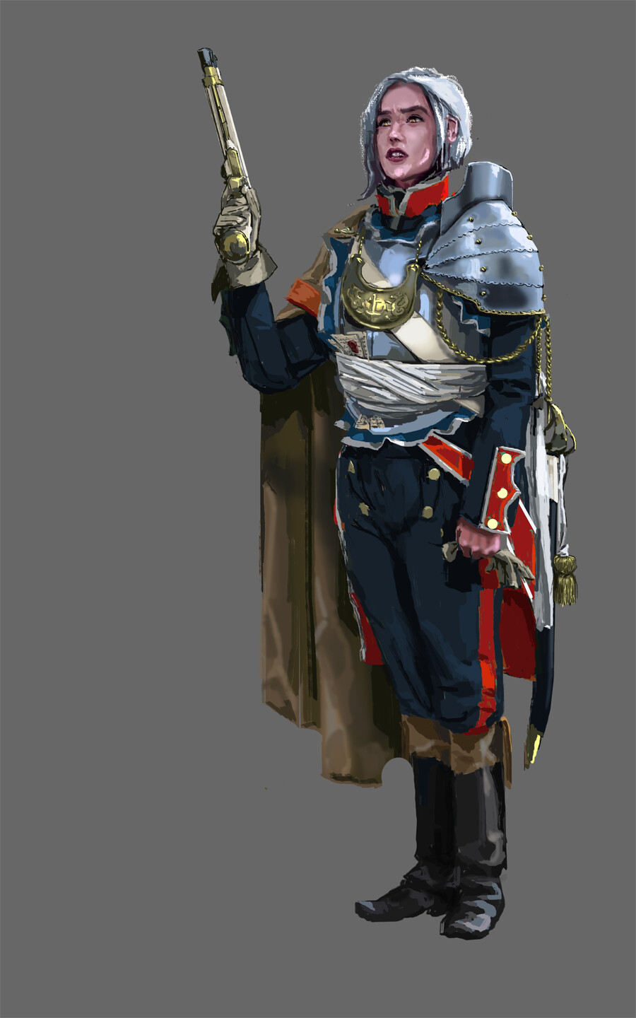 Fantasy Flintlocks - Marine Officer (female alternative)