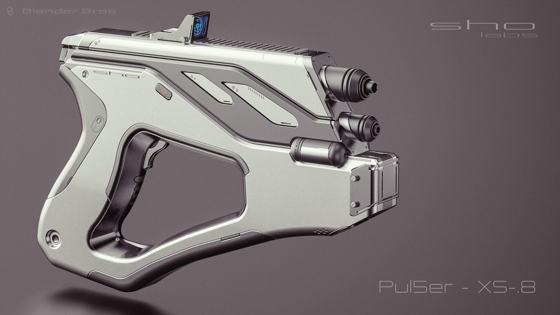 Blender Bros Scifi Gun Desing in blender Blender Bros Patreon