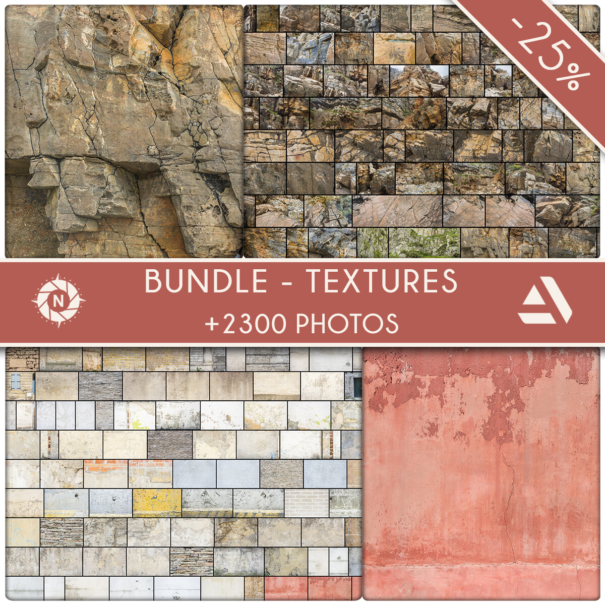 Bundle: Texture Reference Packs - Complete collection +2300 photos