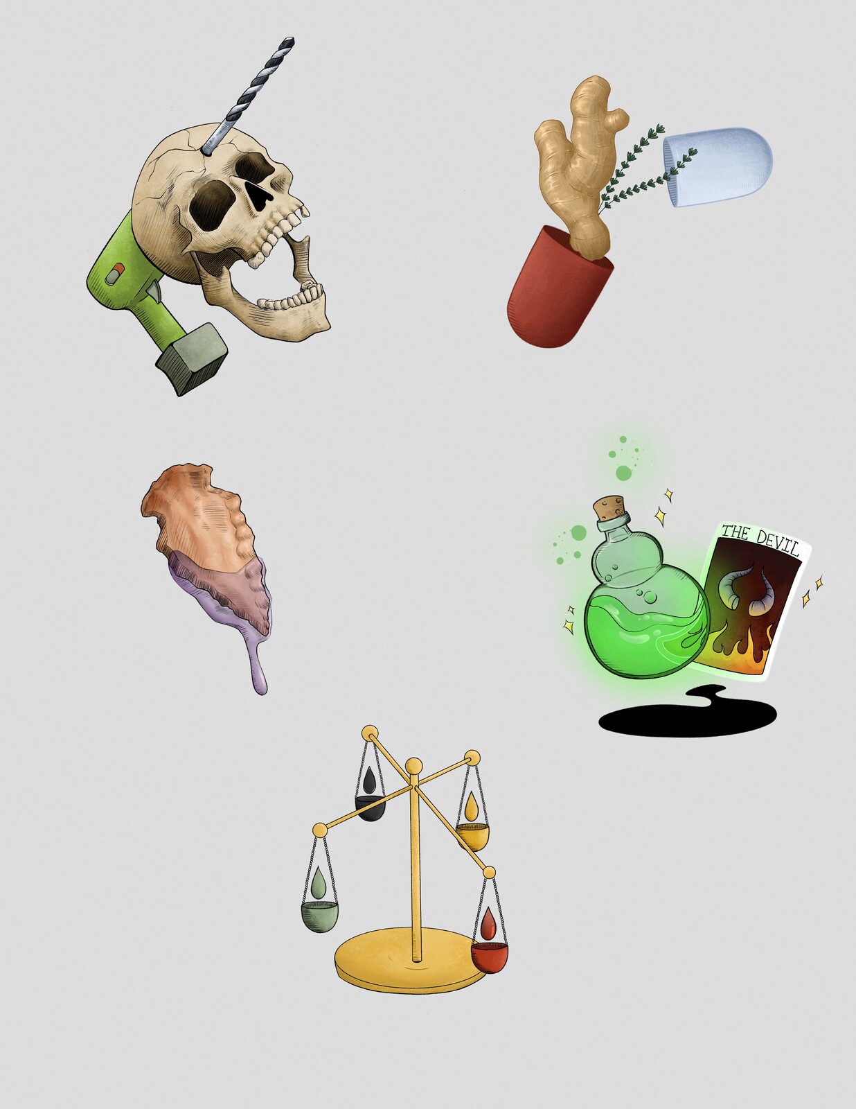 Rough sketch process