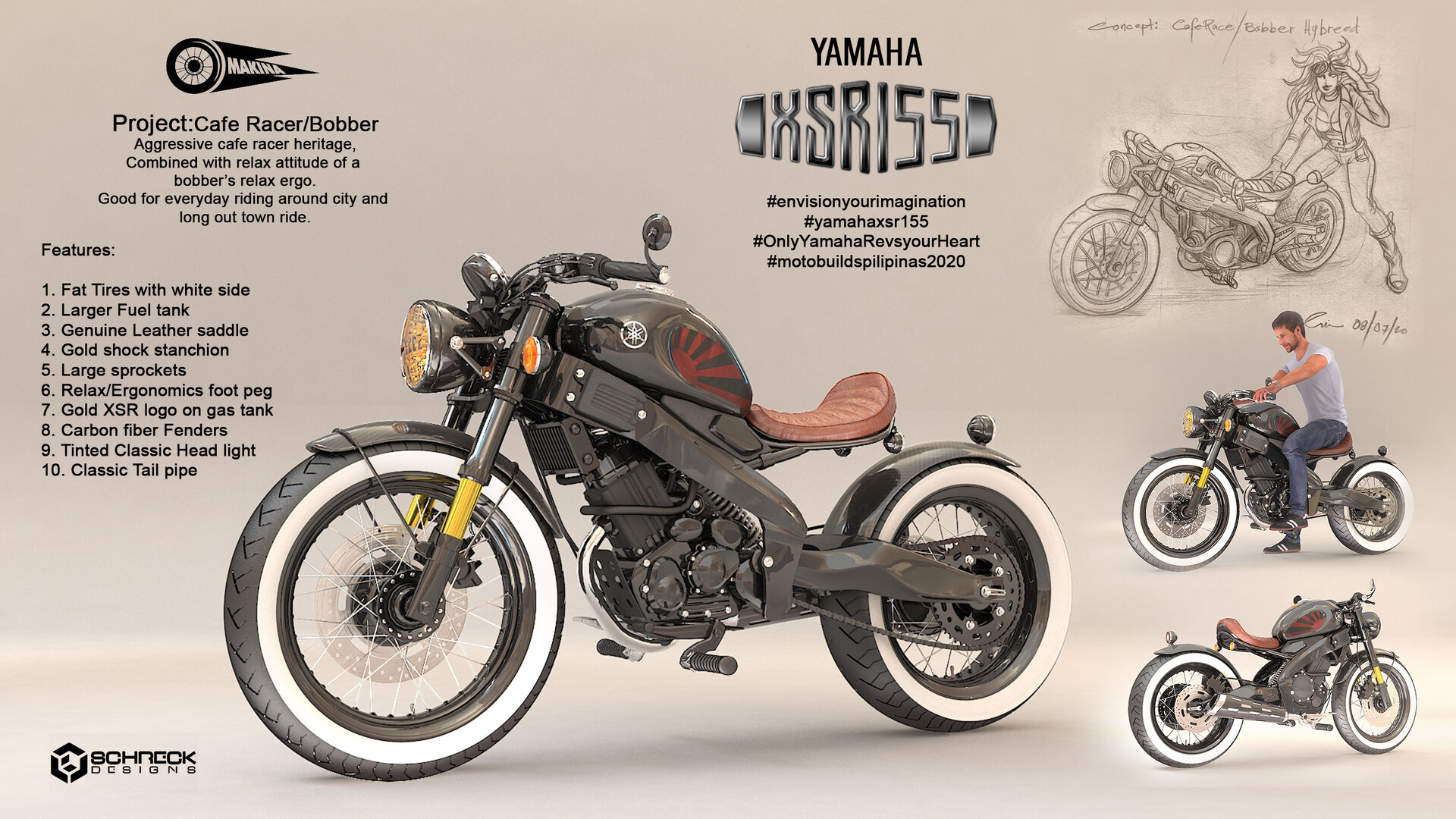 Xsr 155 new arrivals bobber