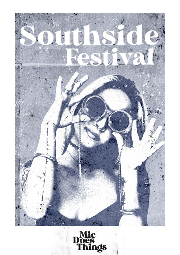 Southside Festival - Vintage Poster
