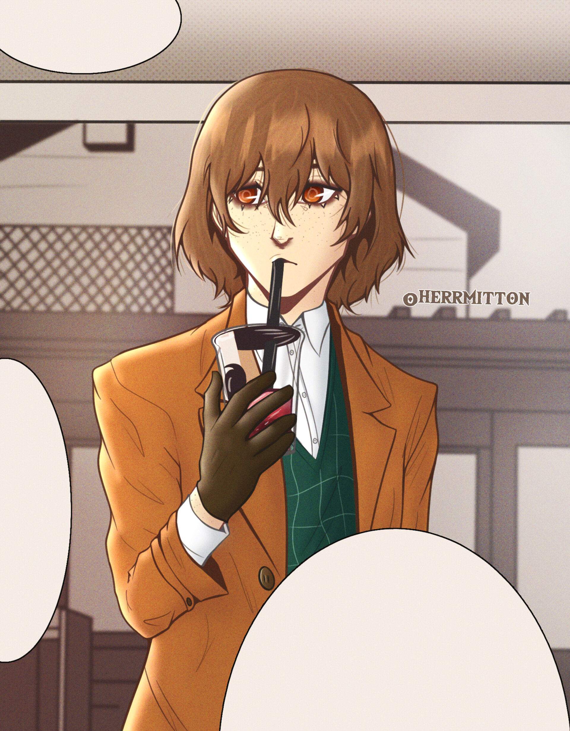 ArtStation - Goro Akechi Panel Redraw