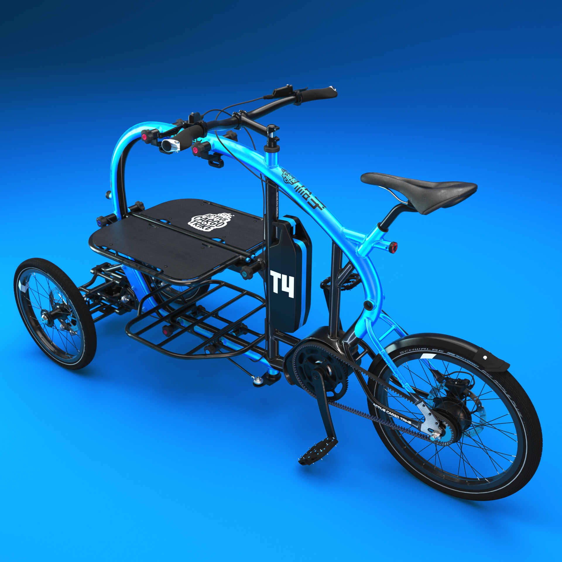 ArtStation Streek Active Cargo Trike T4