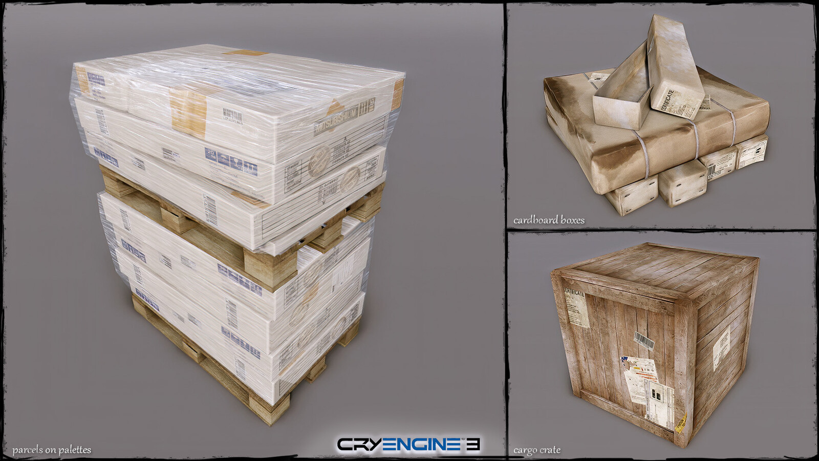 Sniper Ghost Warrior franchise - Cargo Generic Non PBR Props Pack, CryEngine