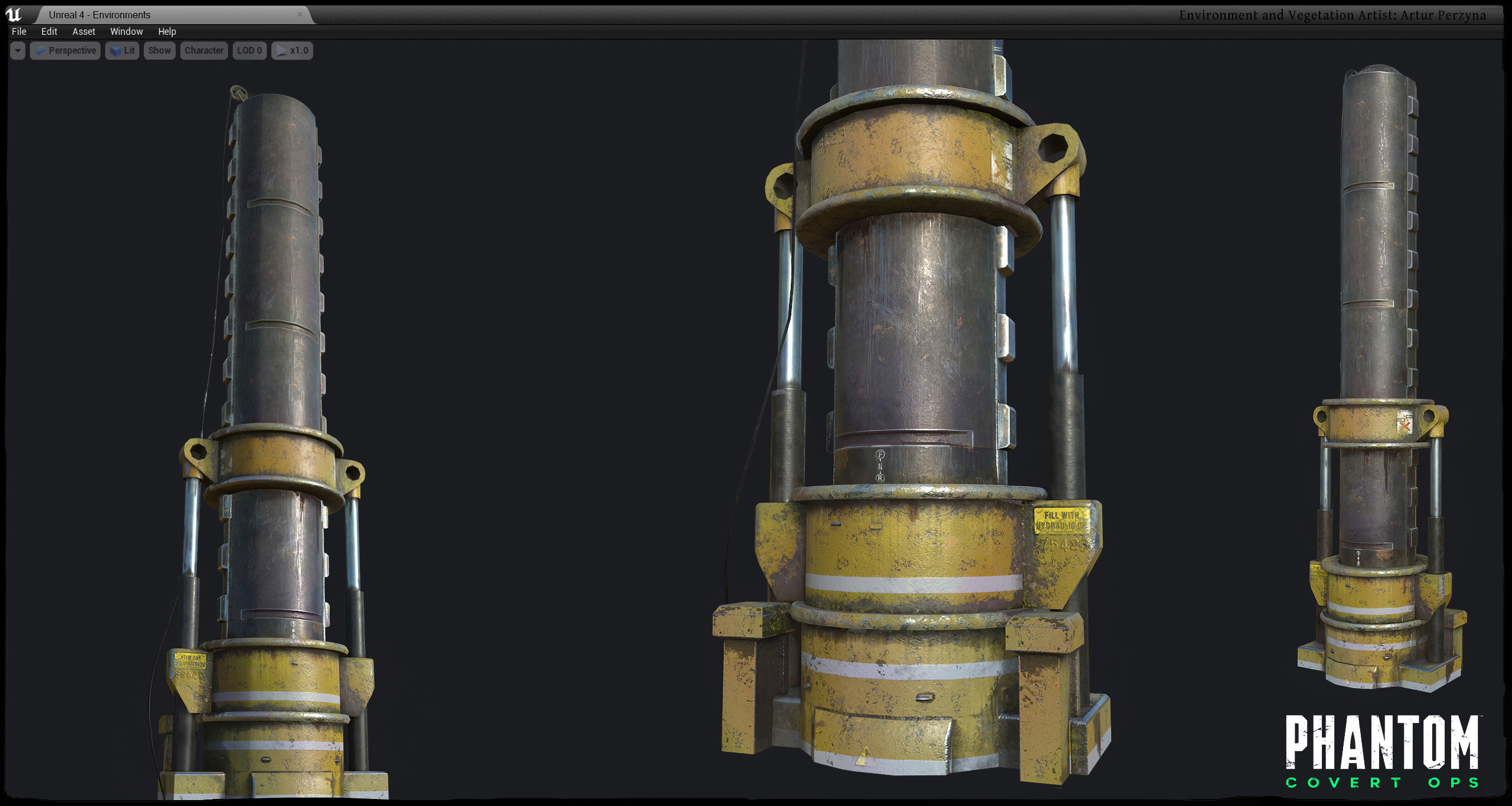 Phantom Covert Ops - Enviro Prop - Pontoon Jack - UE4