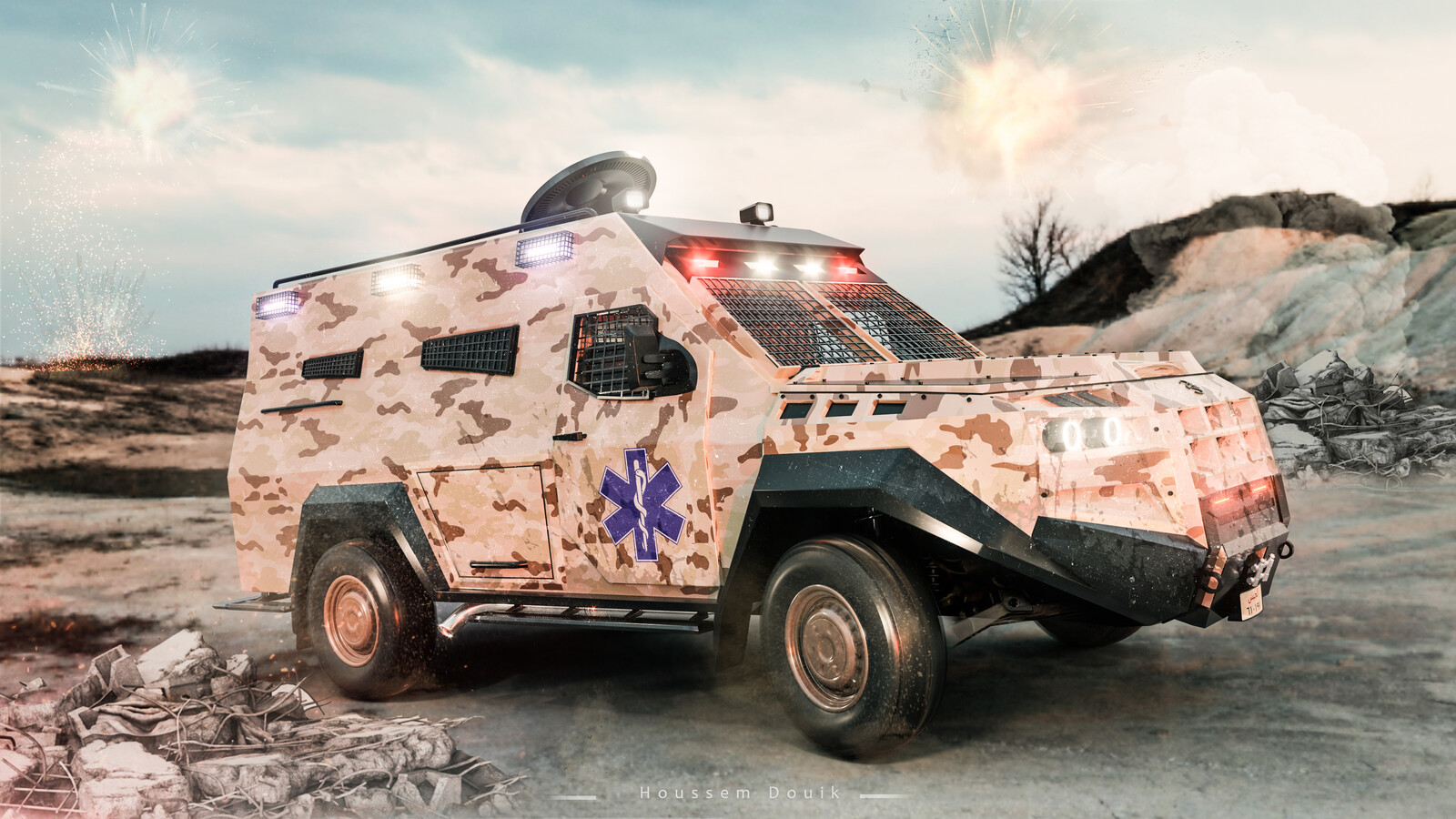 Thebes : Custom Armored Truck with 2 variants