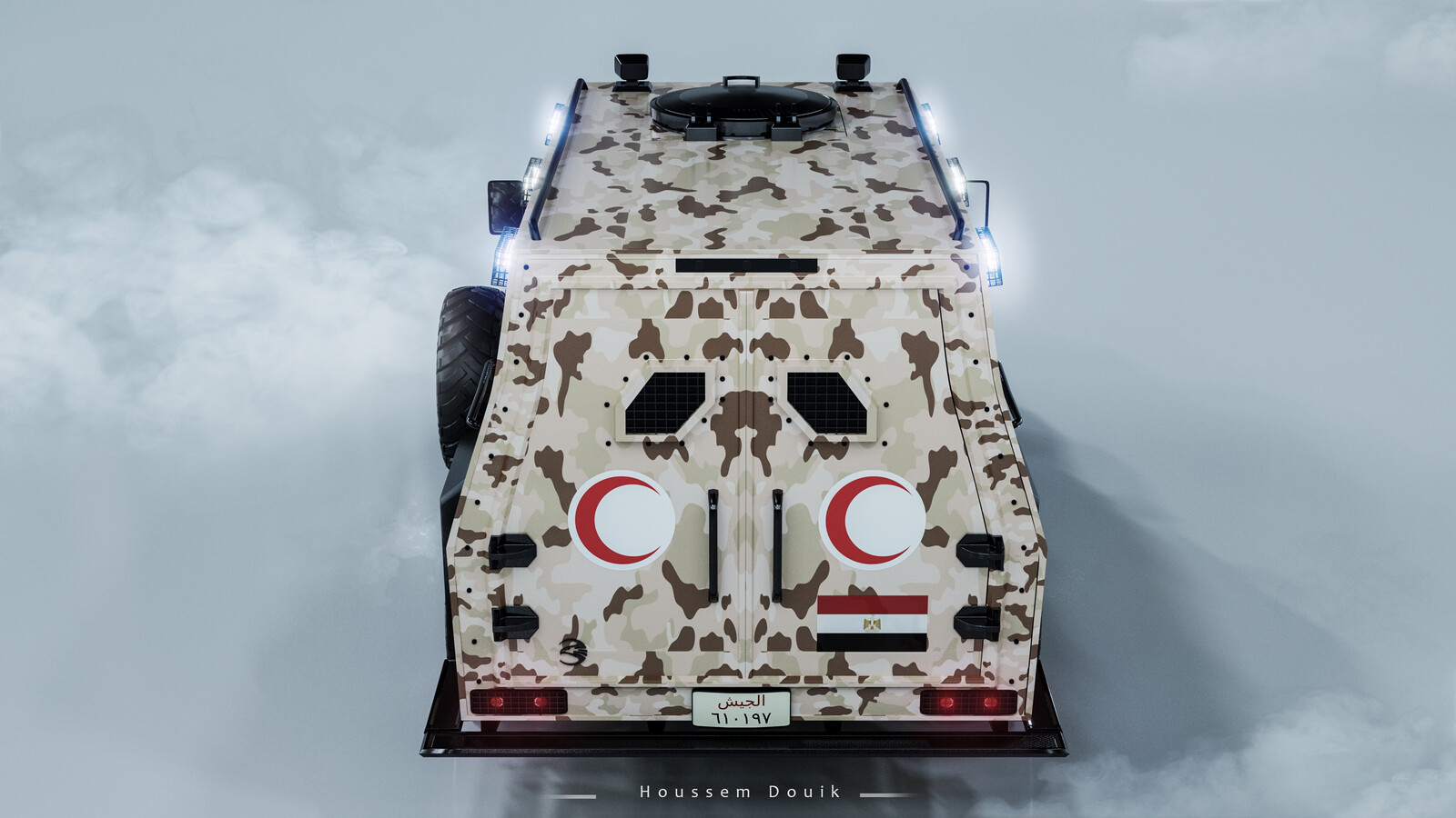 Military Version of the Thebes
Armored military ambulance