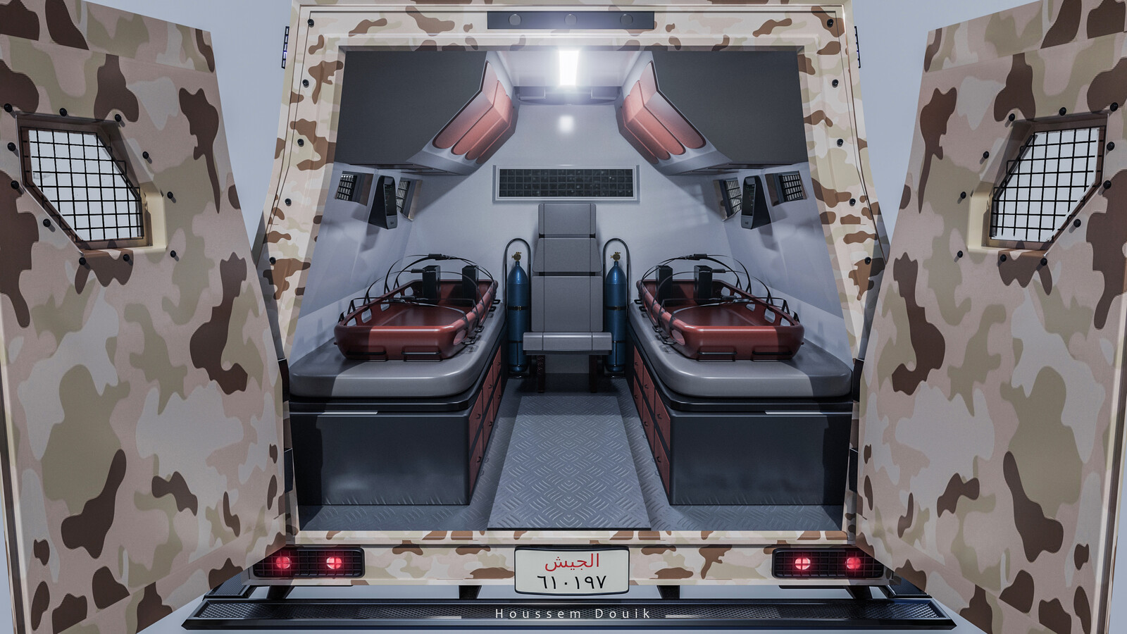 Military Version of the Thebes
Armored military ambulance