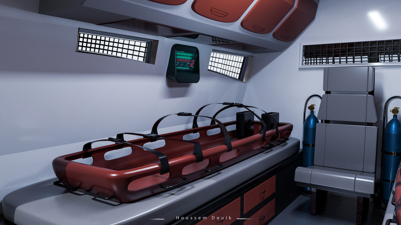 Military Version of the Thebes
Armored military ambulance
